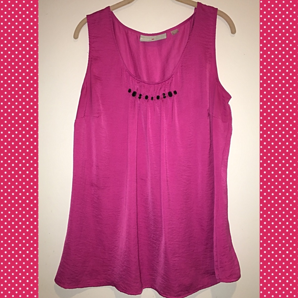 Pink tank top size 14/16